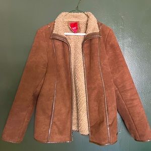Vintage Esprit Shearling-lined Jacket size small